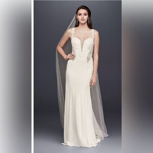 David’s Bridal Galina Signature Beaded Dress